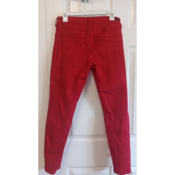 Liver Pool red Hugger ankle jeans - Picture 2 of 7